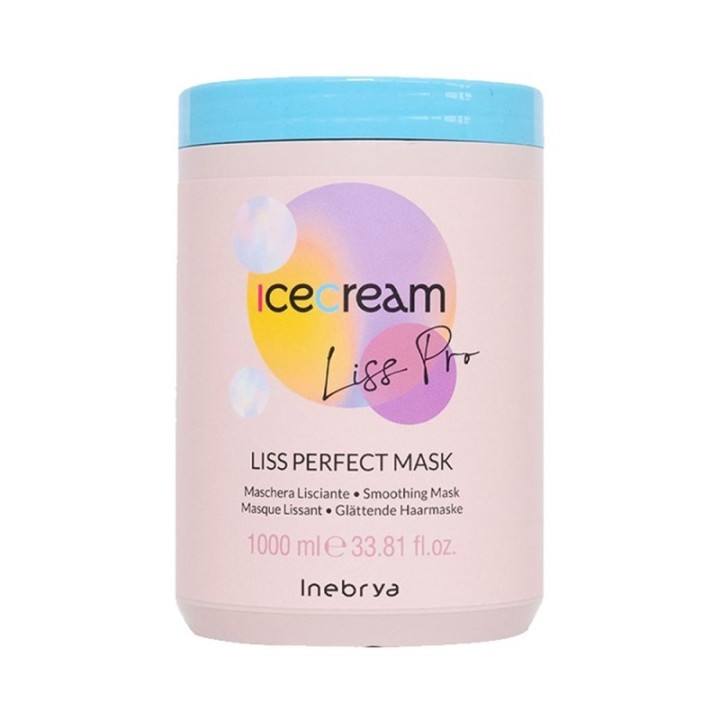 Maschera Capelli Ribelli e Crespi LISS PRO [1000ml] by Inebrya