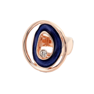 Anello Elastico RAEL Smaltato Blu
