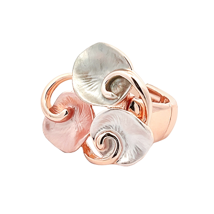Anello Elastico ABAR Smaltato Rosa