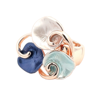 Anello Elastico ABAR Smaltato Blu