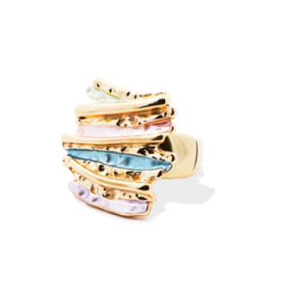 Anello Elastico Multistrato Smaltato Multicolore