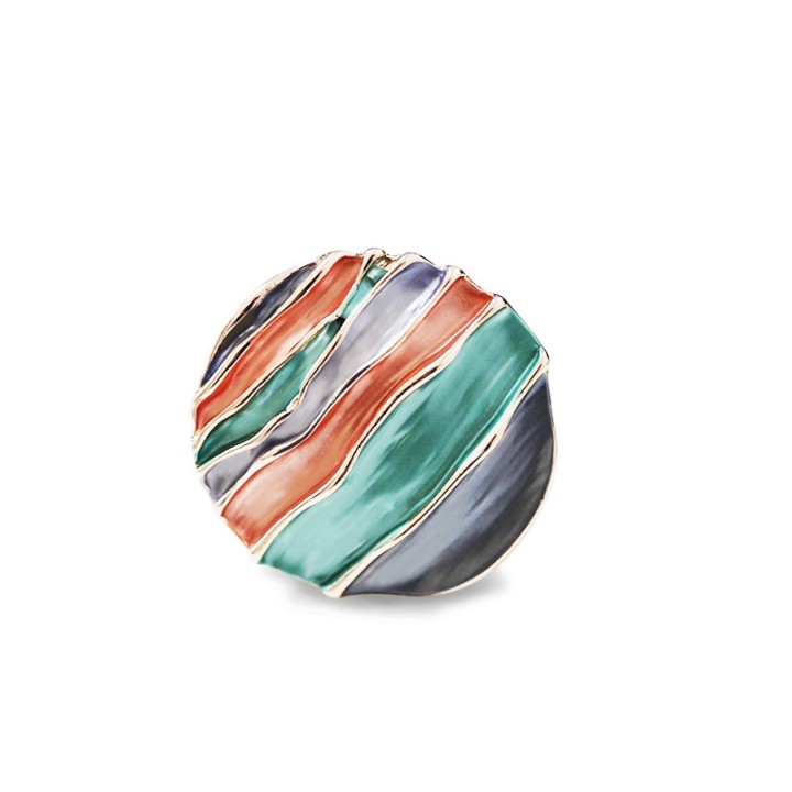 Anello Elastico Tondo Multistrato Smaltato Multicolore