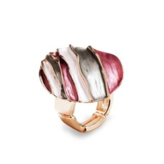 Anello Elastico Tondo Multistrato Smaltato Rosso