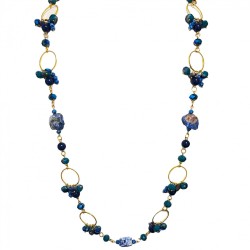 Collana Bijoux Lunga Pietre...