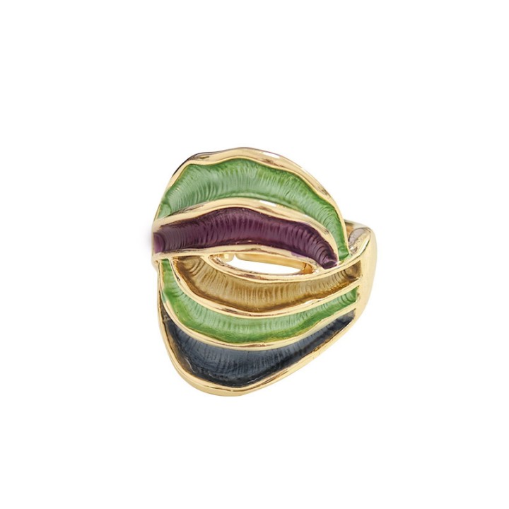 Anello Elastico Multistrato Smaltato K1 Verde