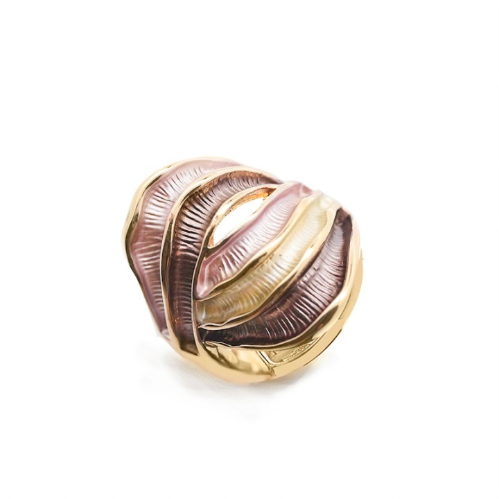 Anello Elastico Multistrato Smaltato K1 Caffè