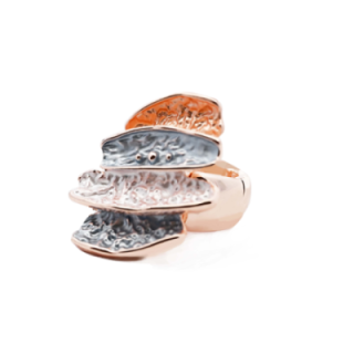 Anello Elastico Multistrato Smaltato Beige