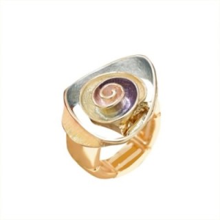 Anello Elastico Fiore Smaltato Z3 Multicolore