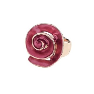 Anello Elastico Spirale Smaltato G1 Fucsia