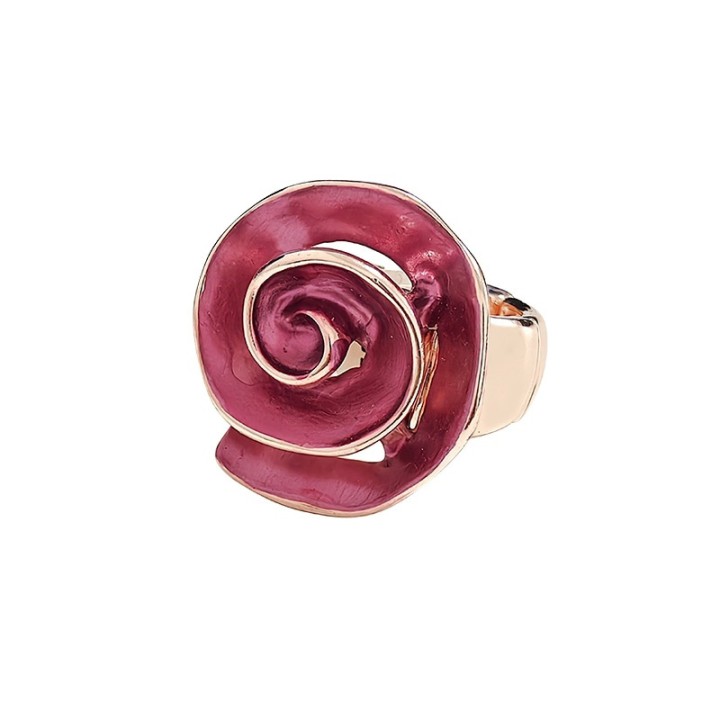 Anello Elastico Spirale Smaltato G1 Fucsia