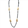 Collana Perline Lunga Pepita Sucre Blu