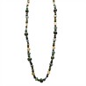 Collana Perline Lunga Pepite Paramaribo Verde