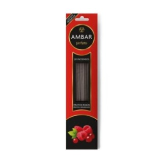 Incensi Frutti Rossi [AMBAR] Bastoncini Profumati Naturali 100%