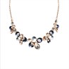 Girocollo Diadema Bijoux Ovale Cavo Smaltato Blu