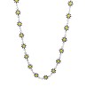 Girocollo Margherite Smalto Nere Acciaio 316L