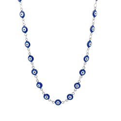 Girocollo Occhio Greco Blu...