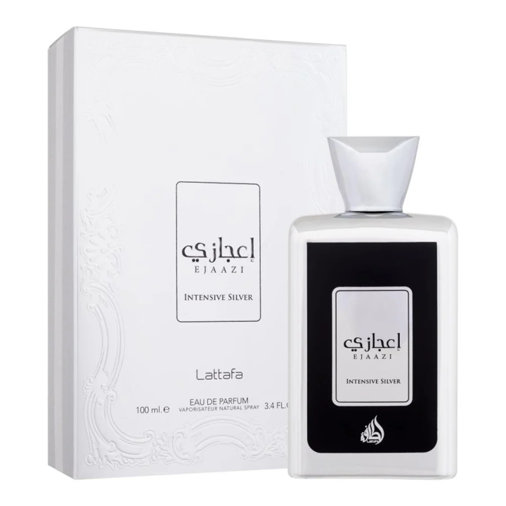 Profumo Arabo Lattafa Ejaazi Intense Silver [EDP Uomo] MUSADEA