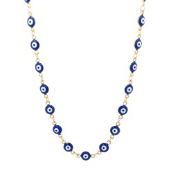Girocollo Occhio Greco Blu...