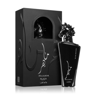 Profumo Arabo Lattafa MAAHIR Black [EDP Uomo] MUSADEA