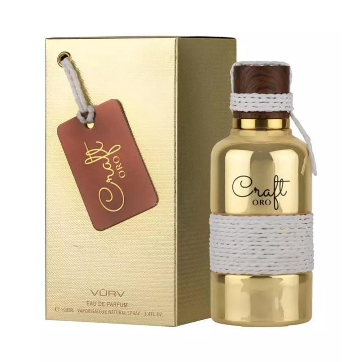Profumo Arabo Vurv by Lattafa Craft Oro [EDP Uomo] MUSADEA