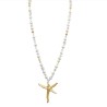 Collana Perle Lunga Pendente Stella Marina