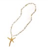 Collana Perle Lunga Pendente Stella Marina