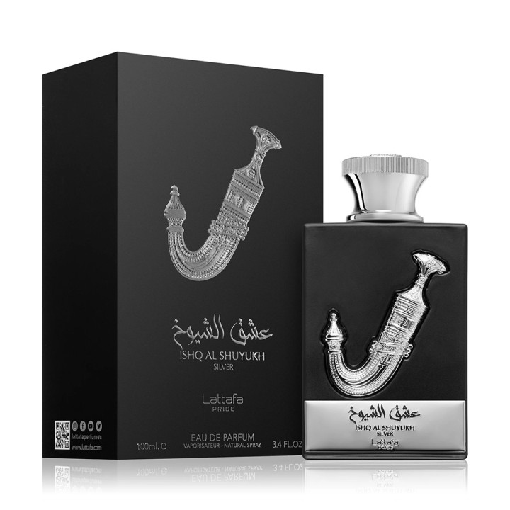 Ishq Al Shuyukh Silver Profumo Arabo Lattafa Pride [EDP Uomo] MUSADEA