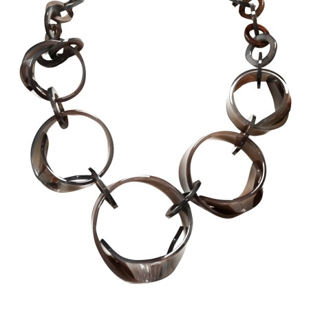 Collana Resina Cerchioni Catenati