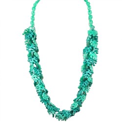 Collana Resina Lunga Corallo Tiffany