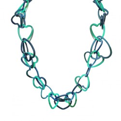 Collana Resina Lunga Catena...