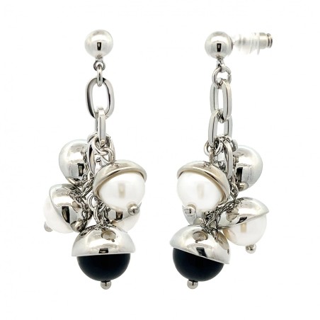 Pendenti Bijoux Pietre Nere Perle