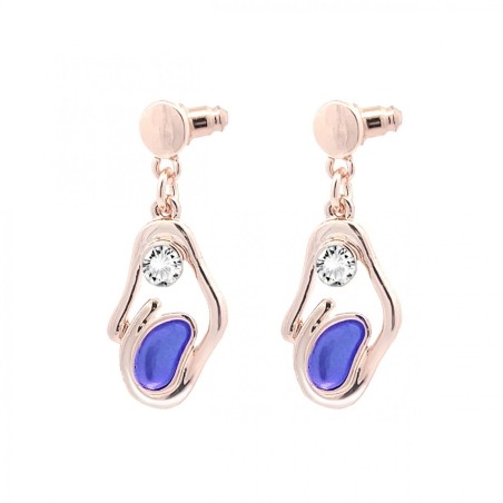 Pendenti Bijoux Crystal Smaltato Blu