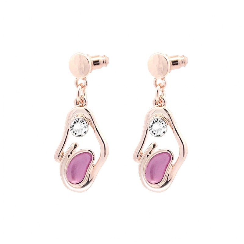 Pendenti Bijoux Crystal Smaltato Viola