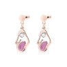 Pendenti Bijoux Crystal Smaltato Viola