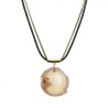 Collana Bijoux Pietra-Medaglione Beige