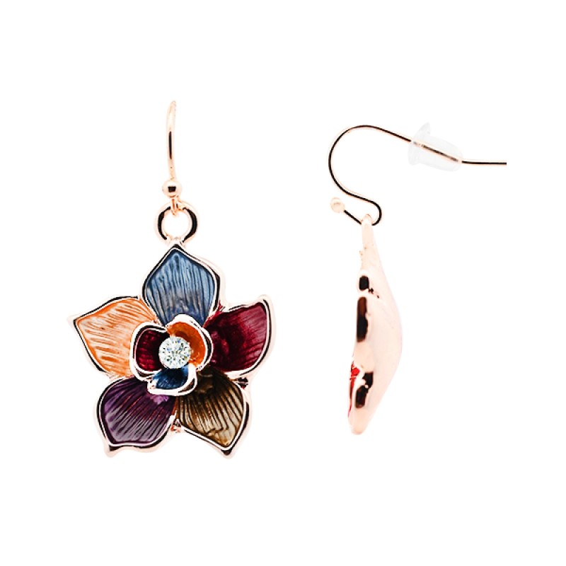 Mono-Pendenti Bijoux Malva Smaltati Multicolore