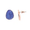 Bottone Bijoux Touch Smaltato Blu