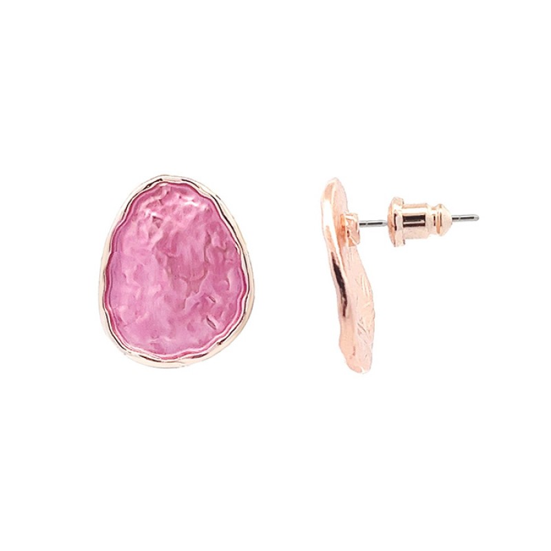Bottone Bijoux Touch Smaltato Fucsia