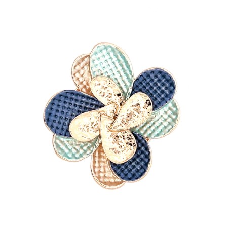 Spilla Calamita Bijoux Flower Smaltata