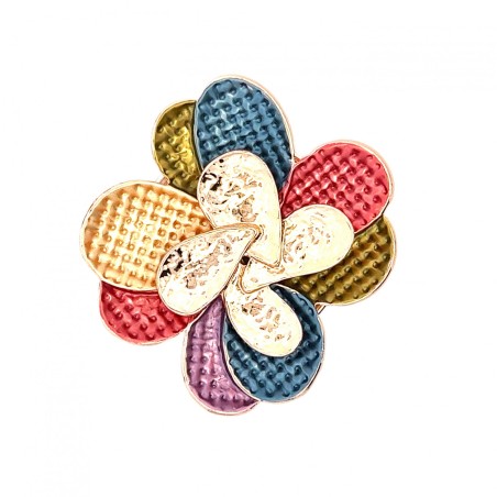 Spilla Calamita Bijoux Flower Smaltata Festiva