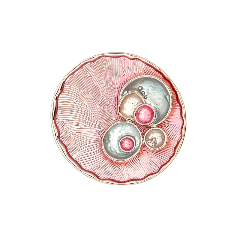 Spilla Calamita Bijoux Cellular Smaltata