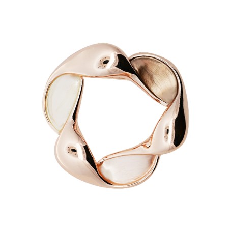 Spilla Bijoux Cerchio Ritorto Smaltata