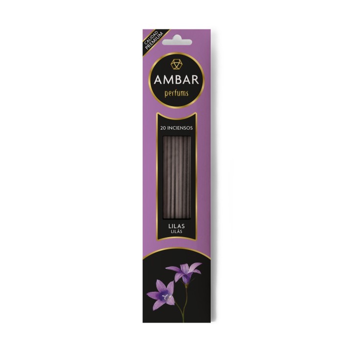 Incensi al Lilla [AMBAR] Bastoncini Profumati Naturali 100%