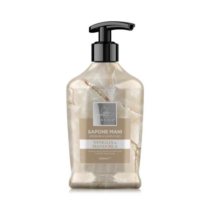 Sapone Mani VANIGLIA e MANDORLA [500ml] MARMI Collection Lady Venezia