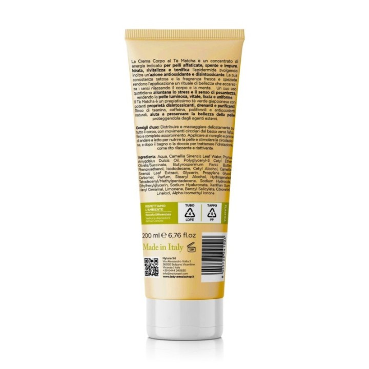 Crema Corpo Idratante & Profumata TE MATCHA [Lady Venezia]