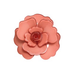 Spilla Resina Fiore Corallo