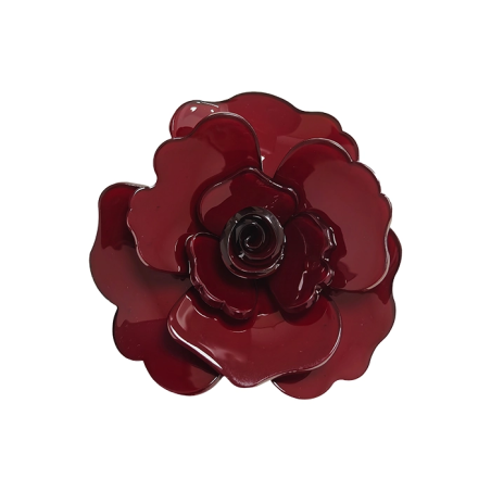 Spilla Resina Fiore Granata