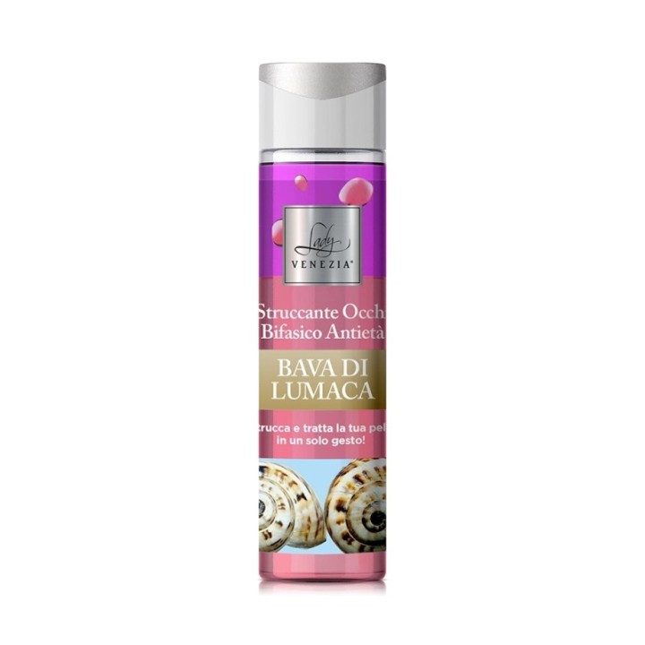 Struccante Occhi Bifasico Anti-Age Bava di Lumaca [250ml] Lady Venezia