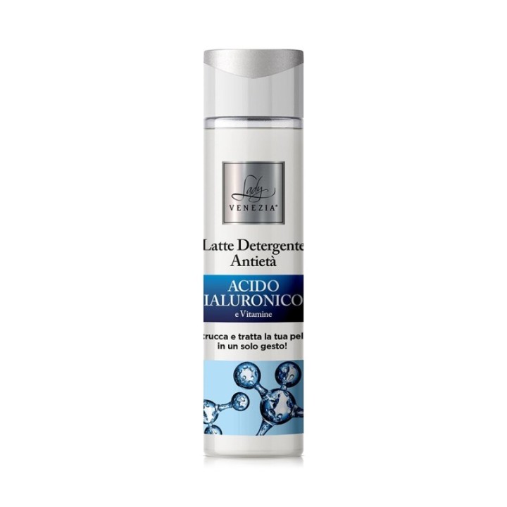 Latte Detergente Anti-Age ACIDO IALURONICO+VITAMINE [250ml] Lady Venezia