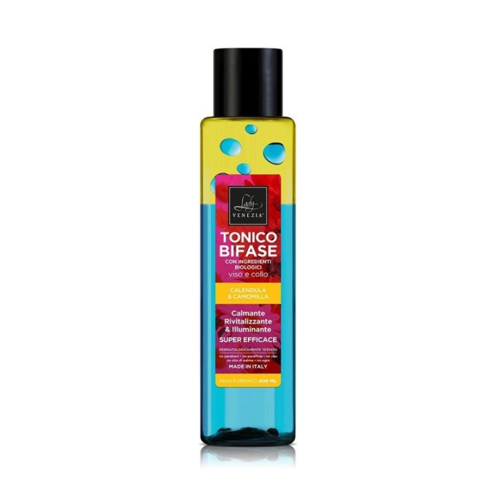 Tonico Bifase Viso-Collo CALENDULA & CAMOMILLA [400ml] Lady Venezia
